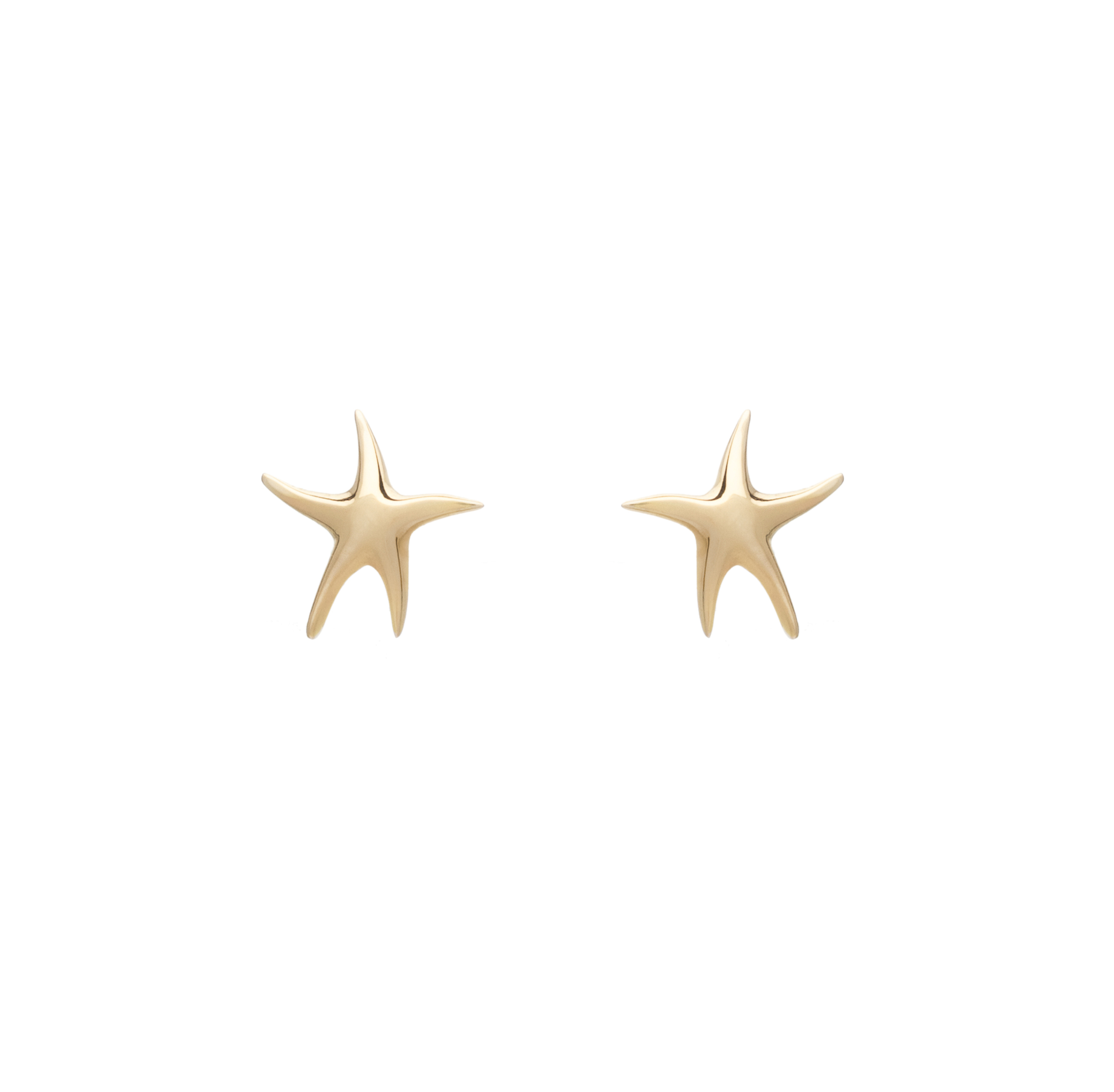 SK010022-1.jpg Starfish earrings Yellow Gold K14